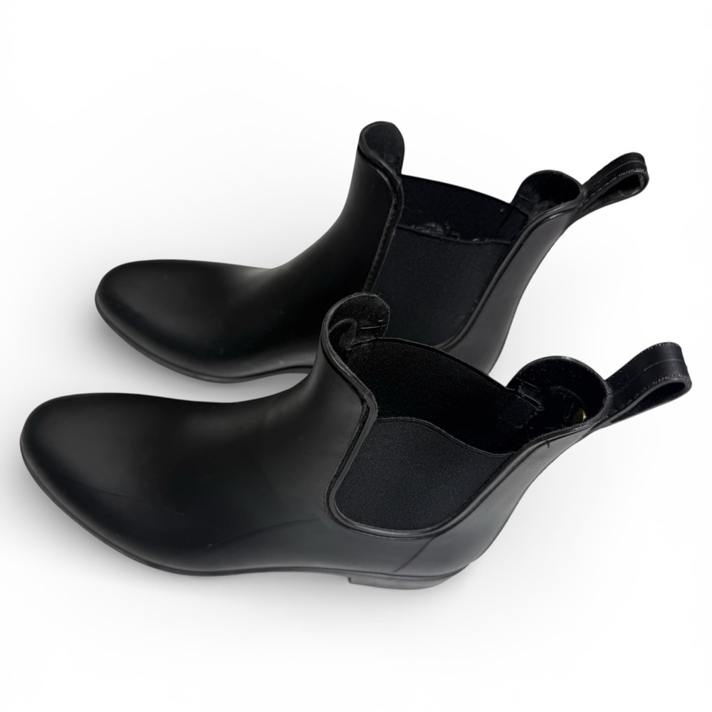 Sam Edelman Black Chelsea Rain Boots • Women’s 9 • Waterproof - Picture 3 of 11